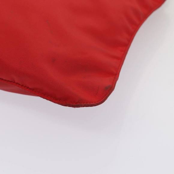 PRADA Shoulder Bag Nylon Red Auth 83691 - Picture 9 of 16